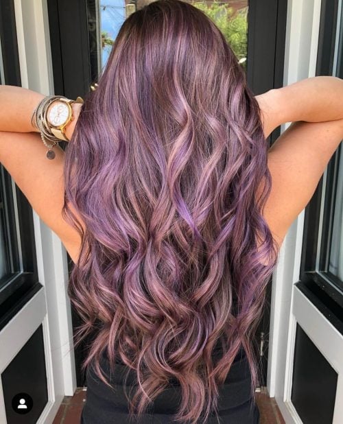 The fragile in addition to mega feminine lavander pilus color is good fourteen Perfect Examples of Lavender Hair Colors