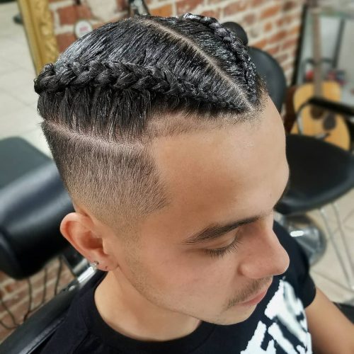 These awesome pictures of braids for men are certain to inspire a fresh novel hairstyle for yous 27 Braids for Men – The ‘Man Braid’