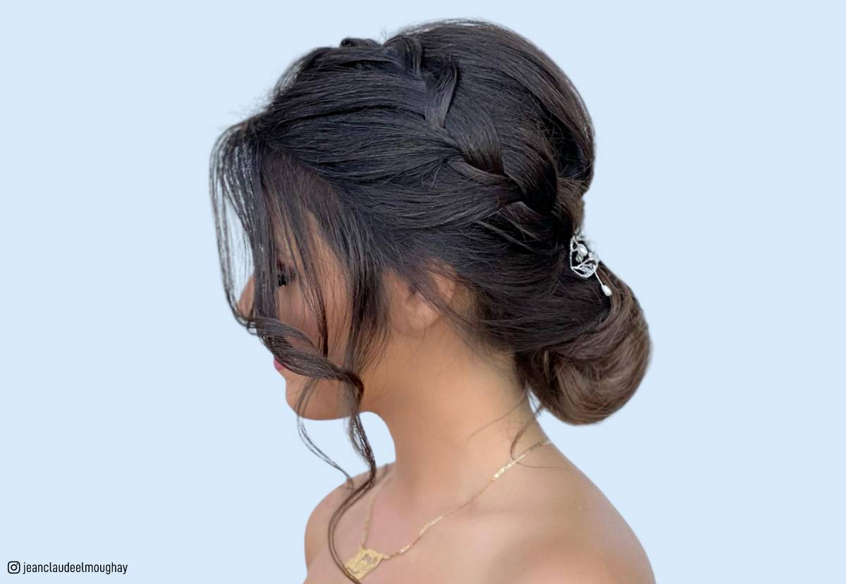 Indian Hair Style Wedding Juda Hairstyle Mogra and Red Rose Flower Hai –  Zenia Creations