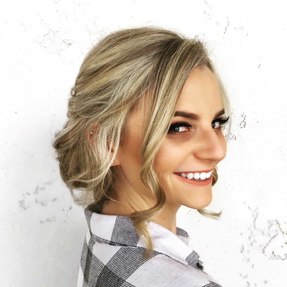 Easy Upstyle with Soft Messy Texture and Face-Frame