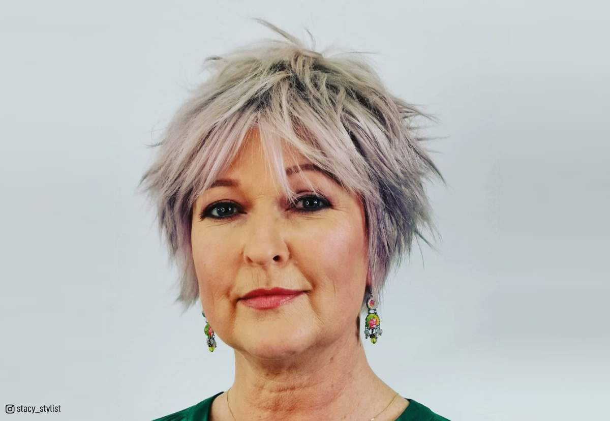 28 Edgy Hairstyles for Women Over 60 Who Want a Young & Mod Look