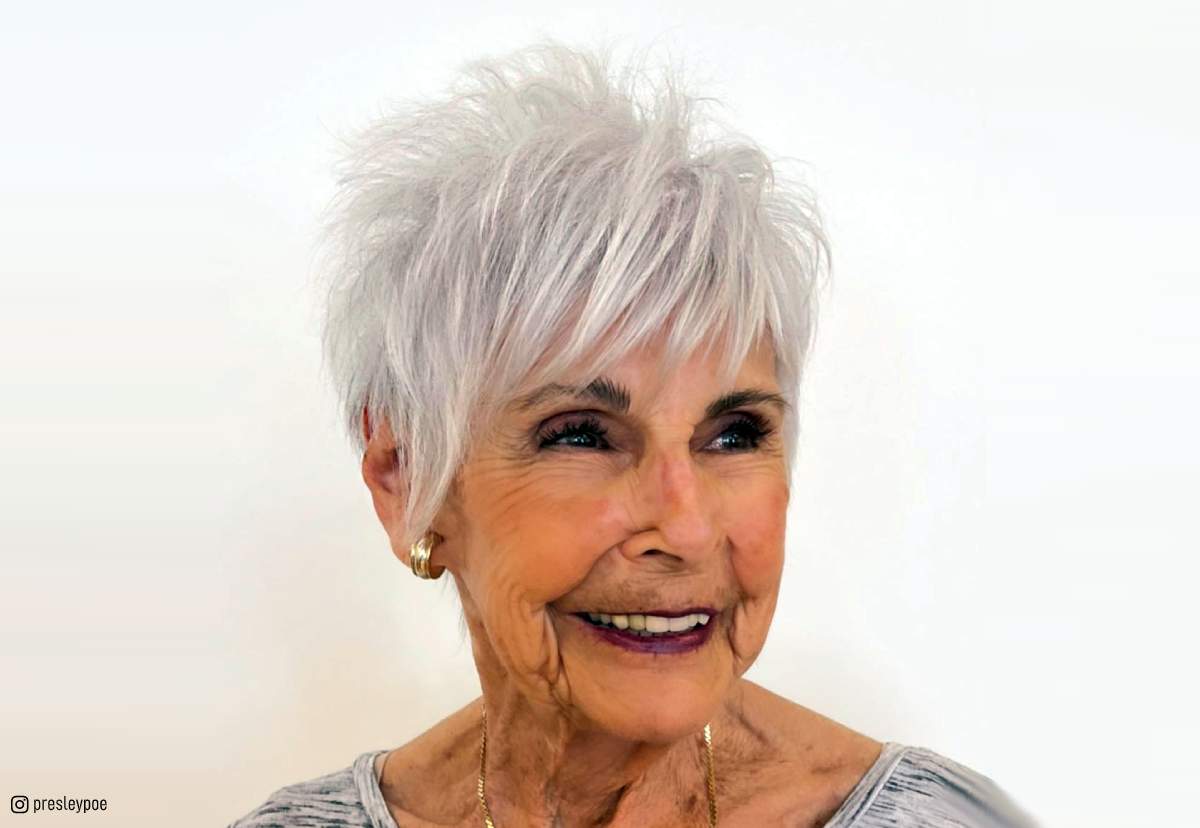 16 Edgy Hairstyles for Women Over 70 with Sass