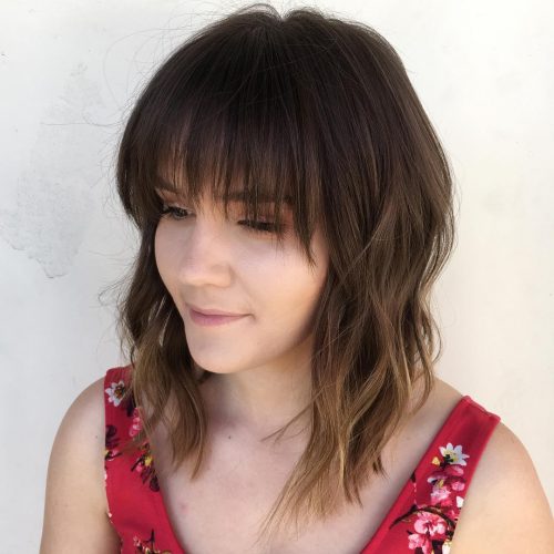 re looking to add together to a greater extent than texture or thickness to your lean pilus 21 Best Long Layered Bob (Layered Lob) Hairstyles