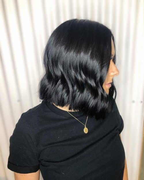 Midnight bluish pilus is a color painted amongst dark bluish together with dark hues that give off a myster sixteen Stunning Midnight Blue Hair Colors
