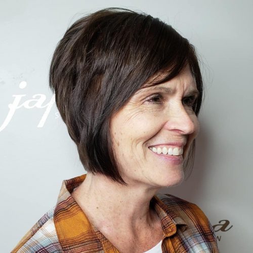 pilus goes through stages too loses its pigment resulting inwards greyness pilus 37 Youthful Hairstyles for Women Over 50