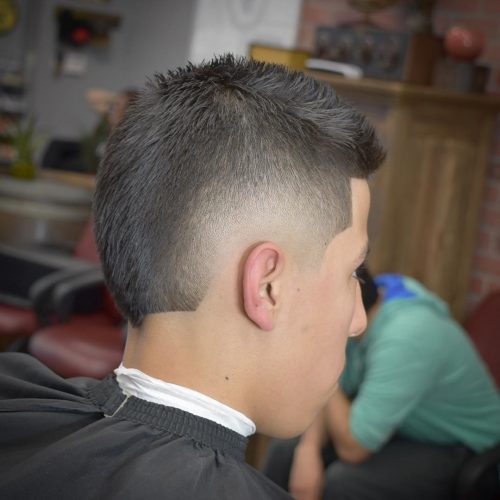 the classic driblet fade haircut is specific type of pilus fade that starts from the temples 24 Coolest Examples of Drop Fade Haircuts This Year