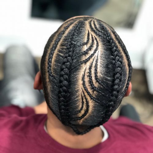 These awesome pictures of braids for men are certain to inspire a fresh novel hairstyle for yous 27 Braids for Men – The ‘Man Braid’