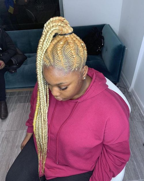 17 Hottest Braided Ponytail Hairstyles For Black Women