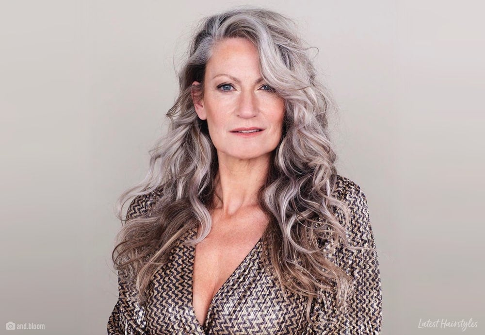 17 Flattering Long Hairstyles for Women Over 50