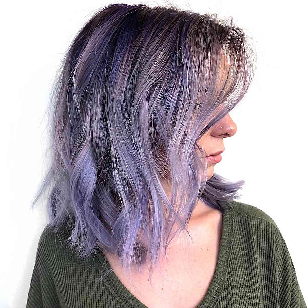 is a classic cutting where the length of the pilus falls betwixt the mentum together with collarbone xxx Cutest Long Bob Haircuts Lob Hairstyles