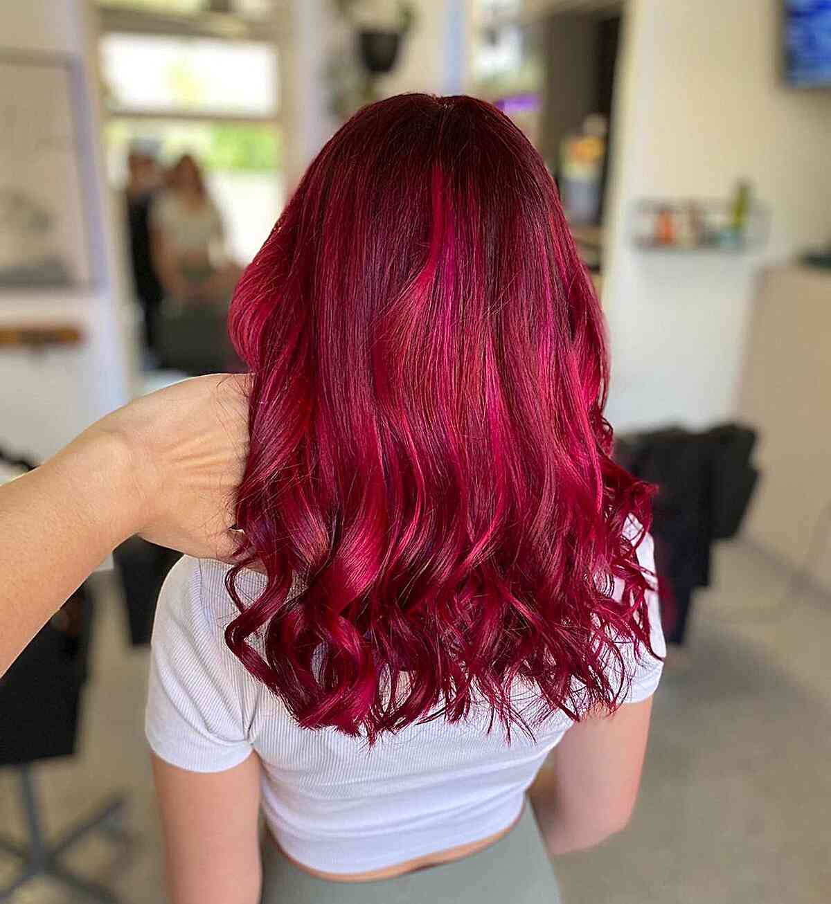 Picture of an fun and outgoing medium cute hair