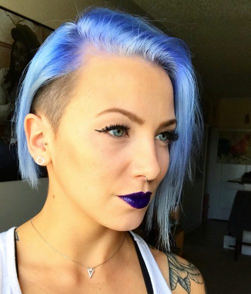 Fun Long Undercut Pixie