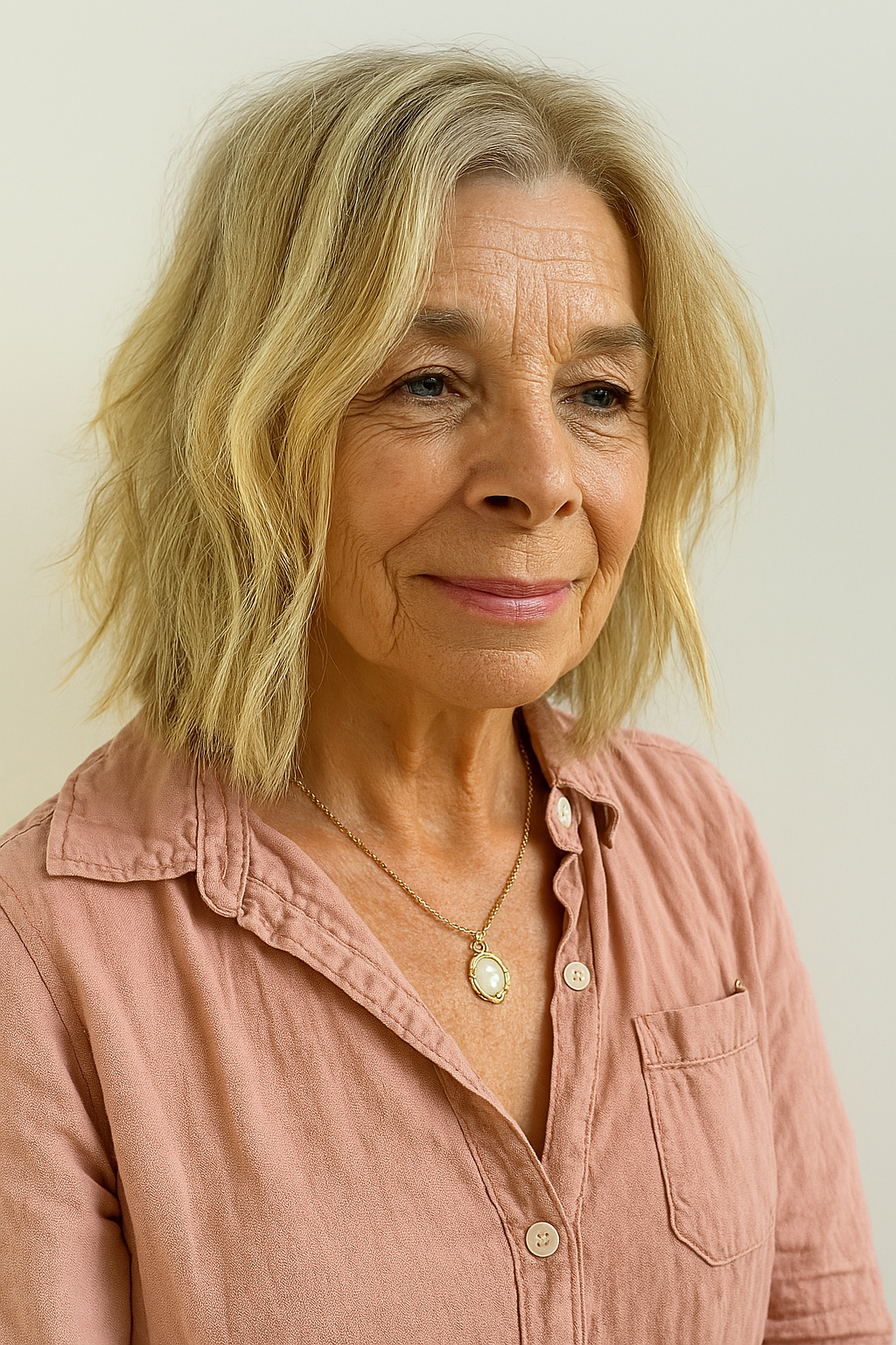 Soft Textured Bob with Subtle Waves