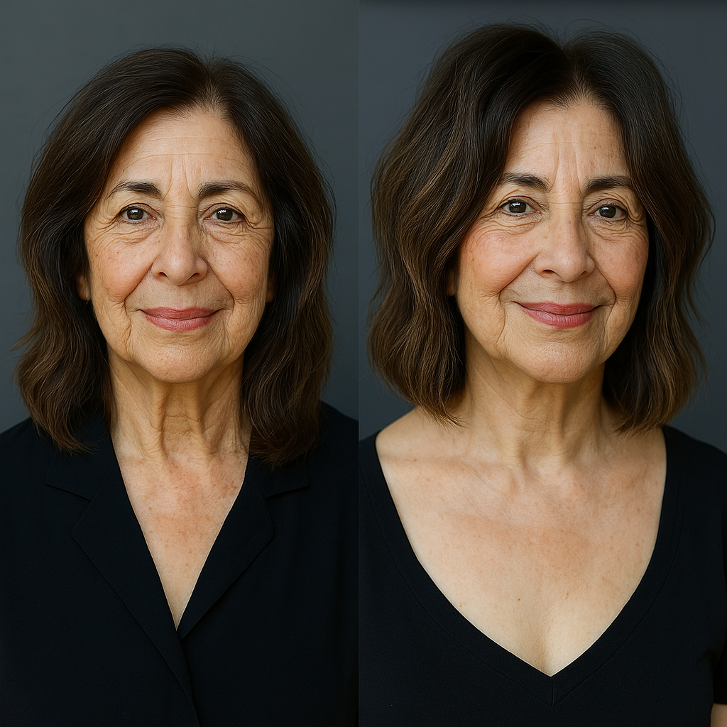 Chic Soft Blunt Cut with Gentle Waves
