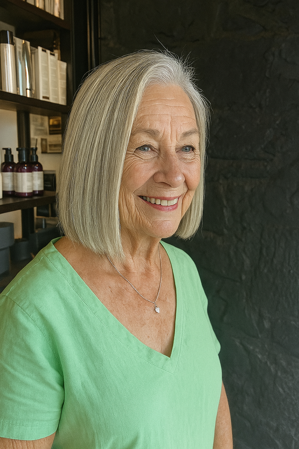Classic Blunt Bob with Subtle Layers