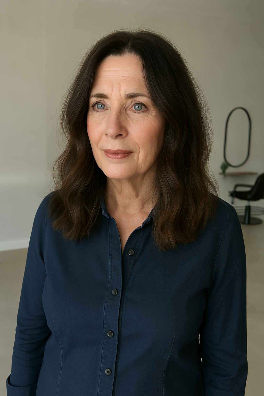 Elegant Soft Blunt Cut with Subtle Waves