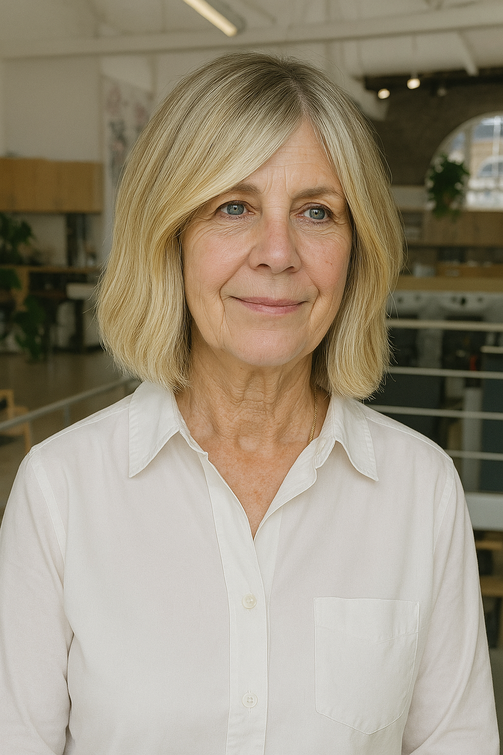 Soft Blunt Cut with Face-Framing Layers