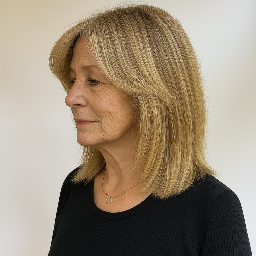 Soft Blunt Cut with Subtle Layers