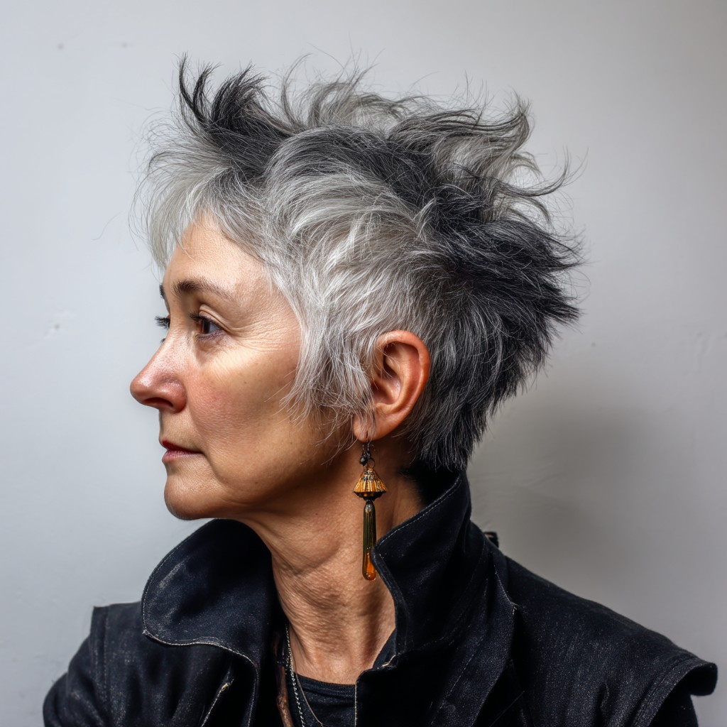 Textured Pixie Cut with Effortless Volume