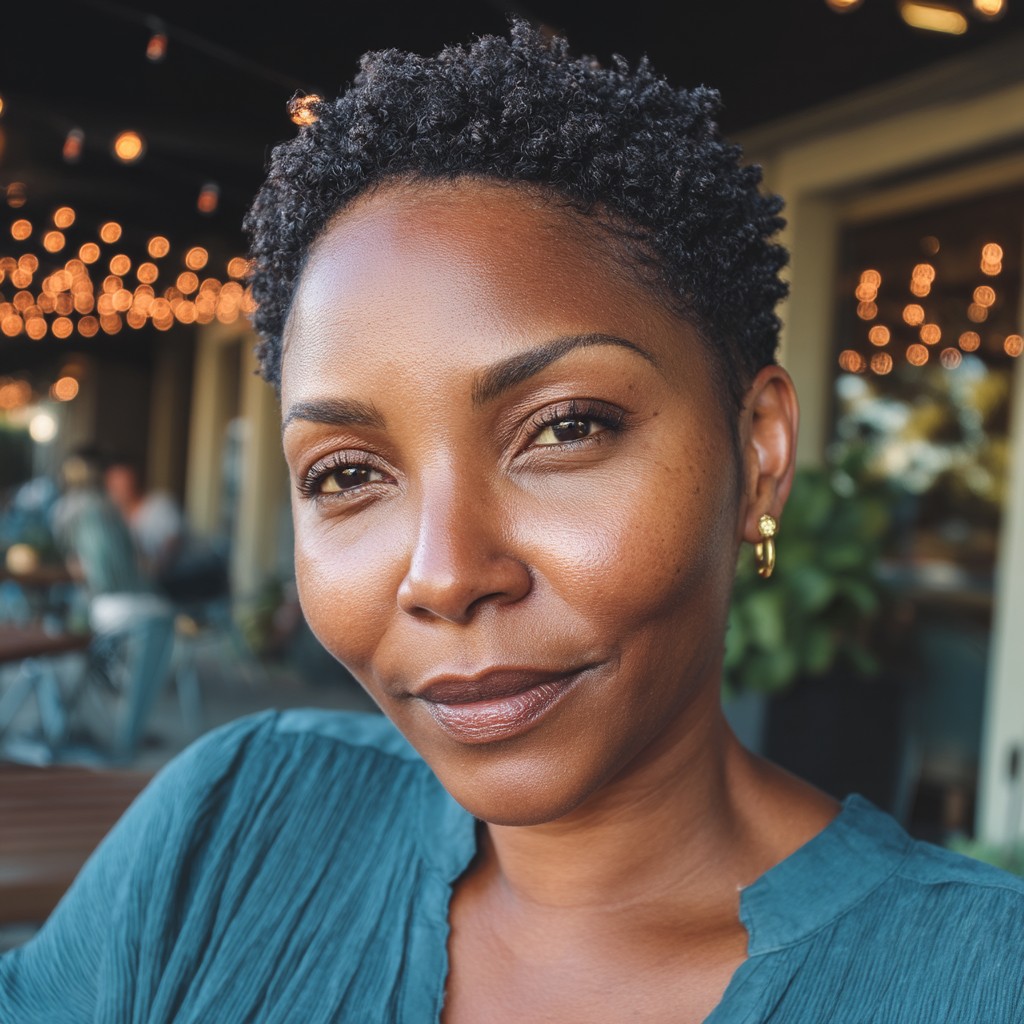 Textured Tapered Cut with Defined Curls