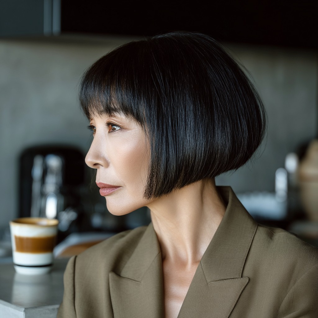 Sleek Angular Bob with Defined Edges