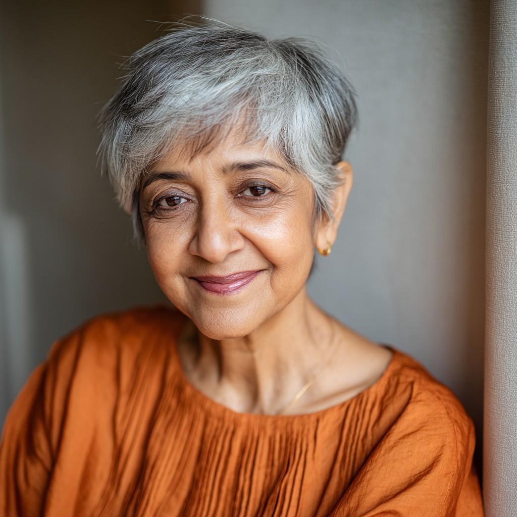 Chic Long Pixie Cut with Subtle Texture