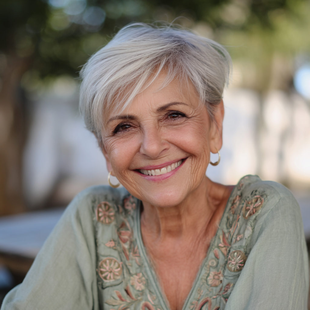 Chic Long Pixie Cut with Soft Texture