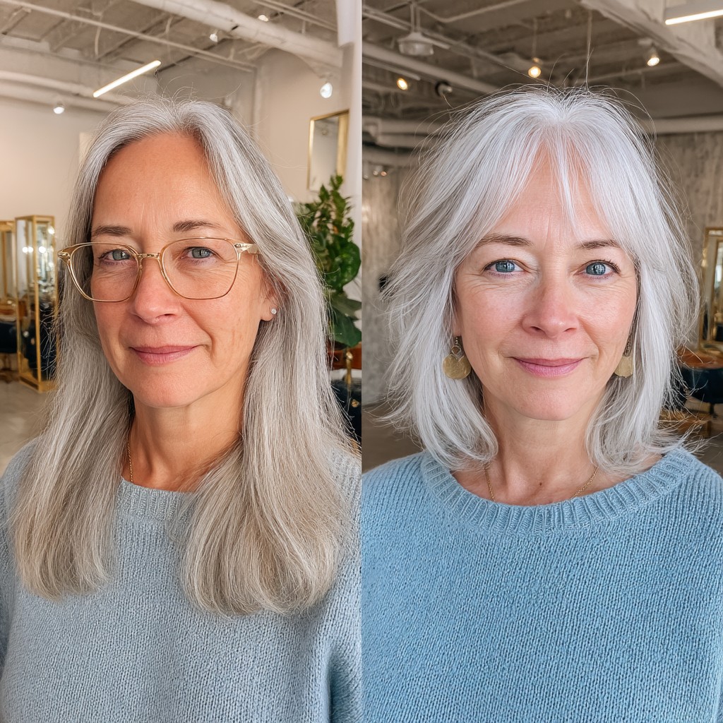 Chic Shaggy Bob with Subtle Layers