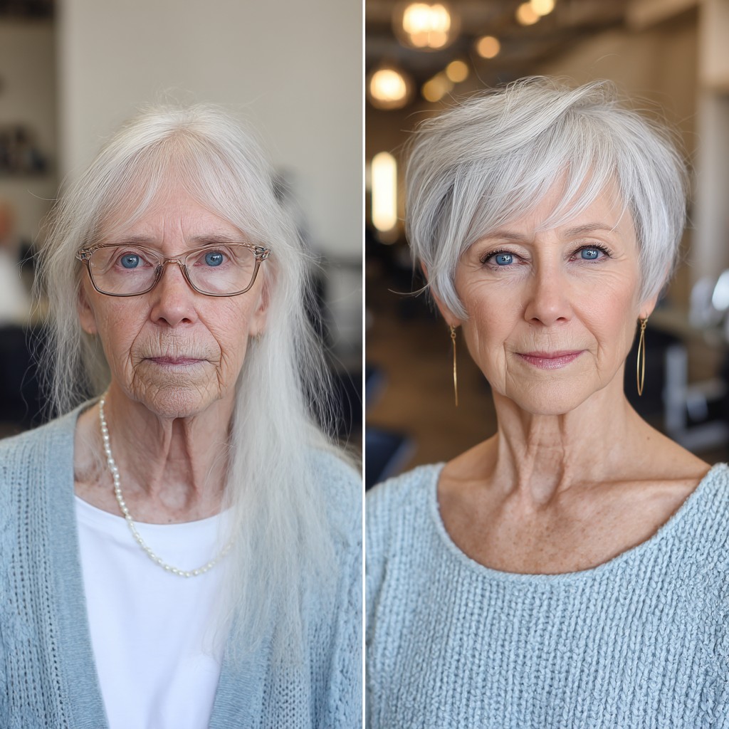 Chic Textured Long Pixie Cut with Soft Layers