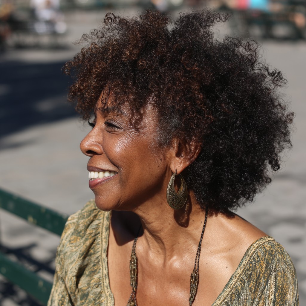 Dynamic Curly Shag with Natural Texture