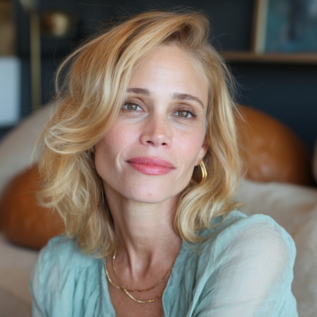 Effortless Beachy Shag with Soft Waves