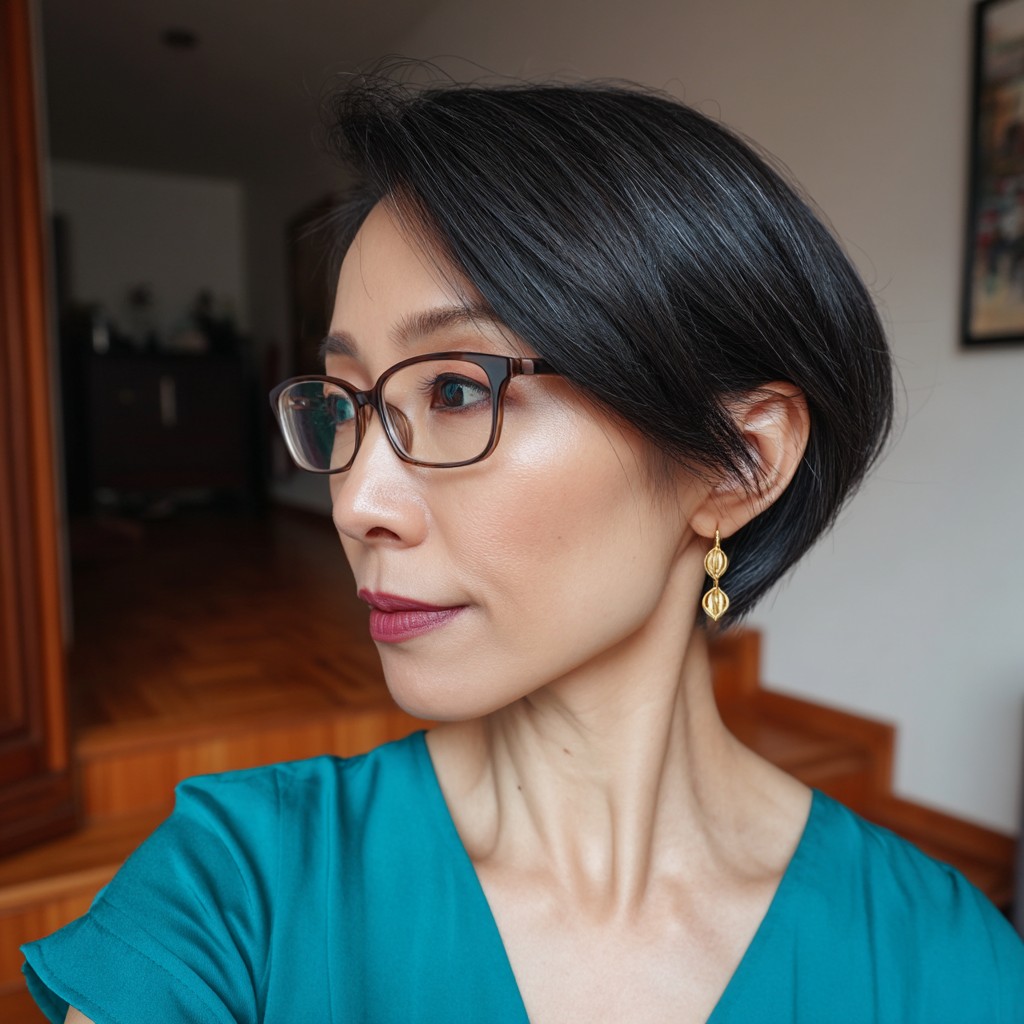Elegant Textured Bob with Soft Layers