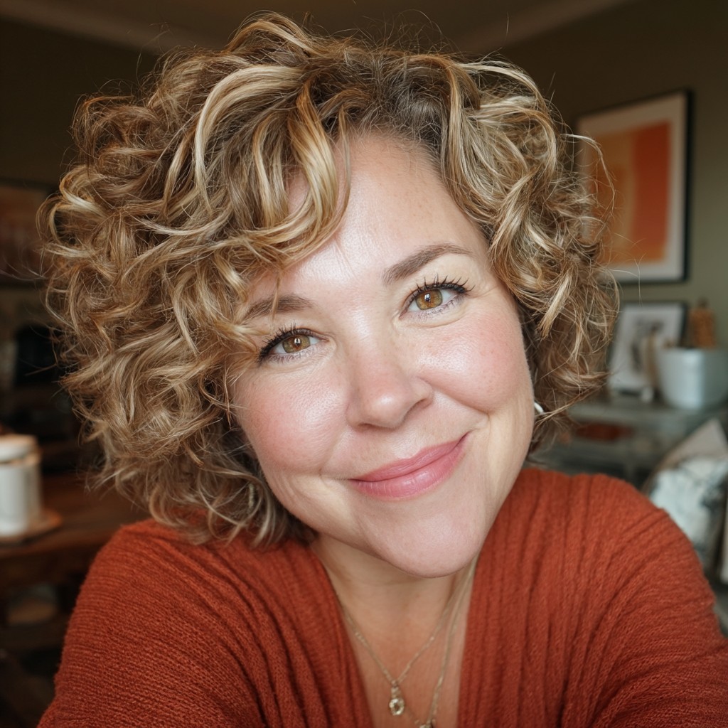 Textured Curly Shag with Soft Layers