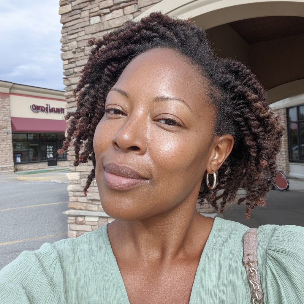 Textured Twisted Crop with Defined Curls