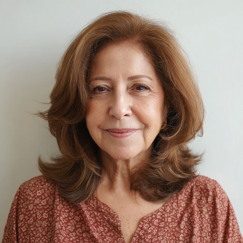 Warm Layered Shoulder-Length Cut