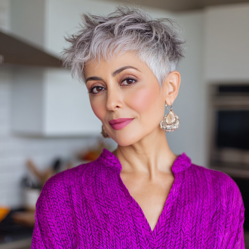 Chic Textured Pixie with Soft Layers