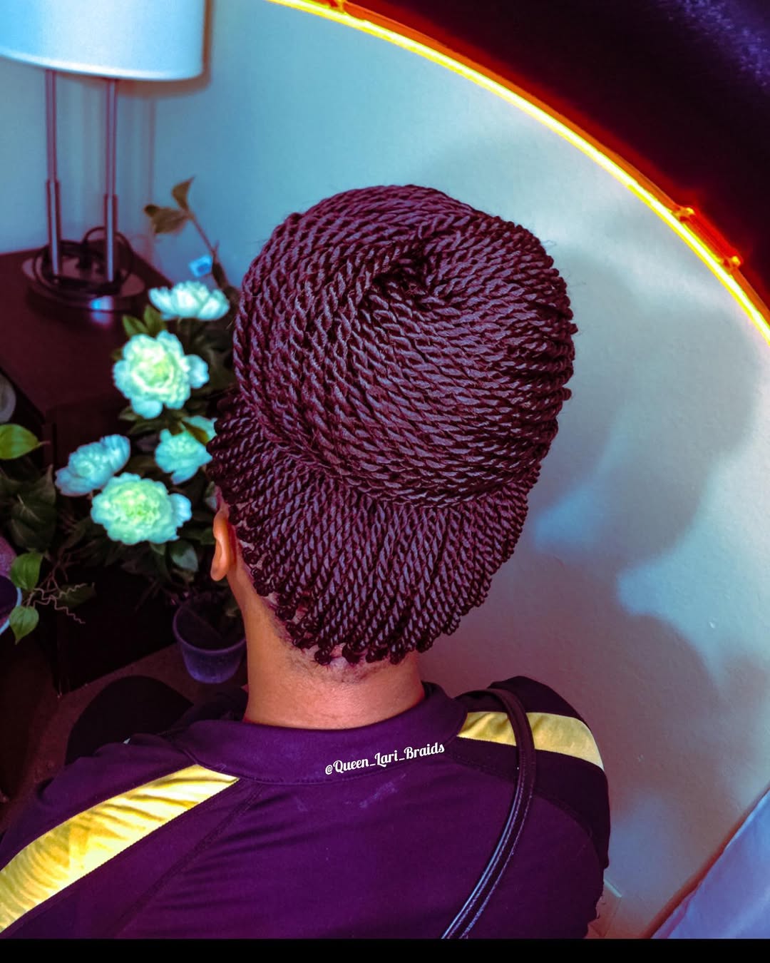 Elegant Twisted Updo with Defined Texture