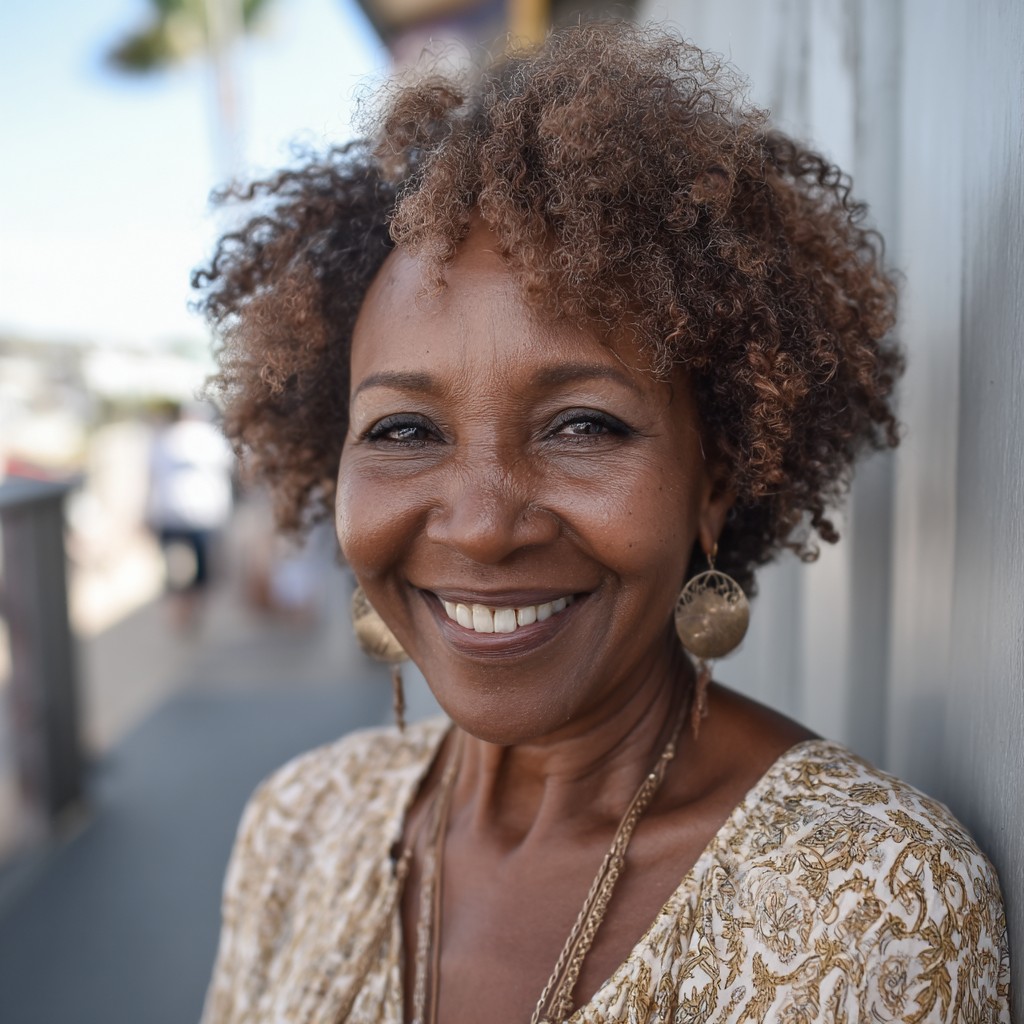 Charming Curly Crown with Defined Volume