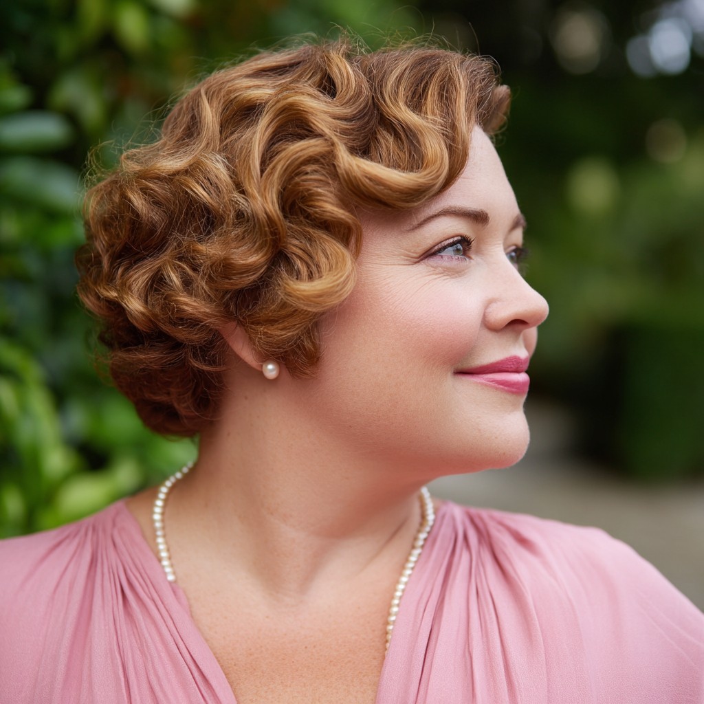 Charming Short Curly Cut with Soft Layers