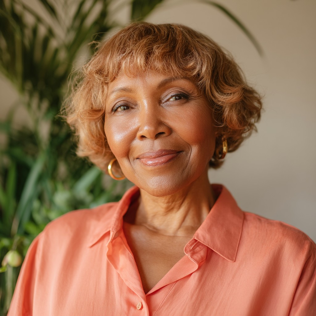 Chic Curly Butterfly Cut for Women Over 60