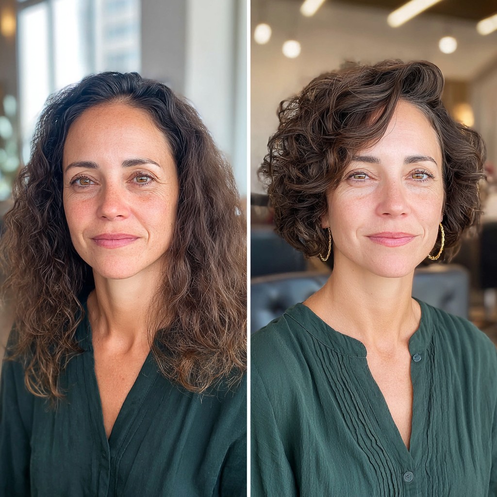 Chic Curly Shag with Defined Texture