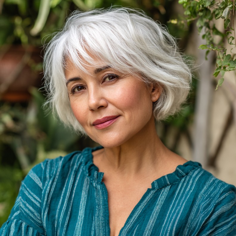 Chic Textured Bob with Soft Layers