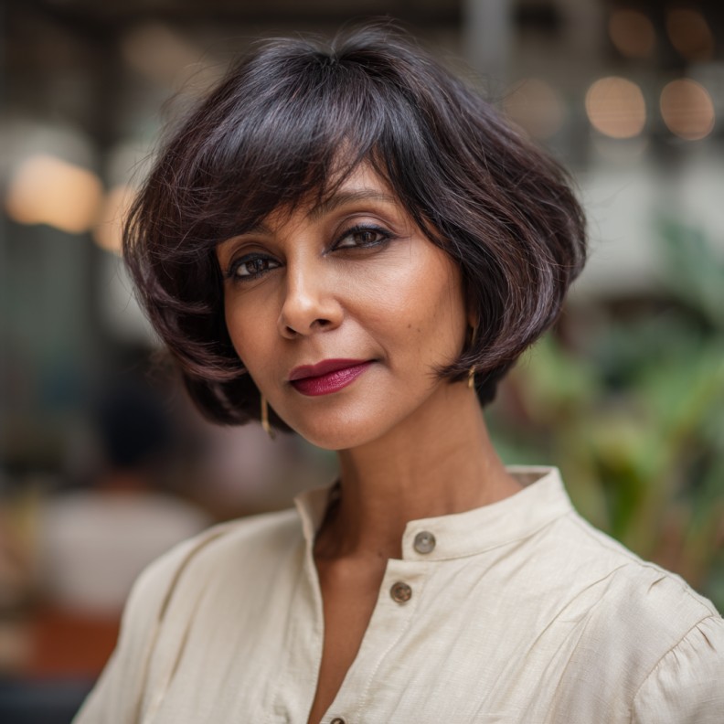 Chic Textured Bob with Soft Volume
