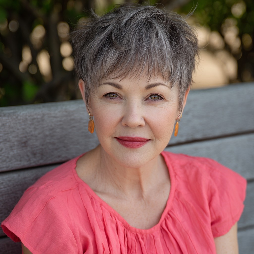 Chic Textured Pixie with Soft Volume
