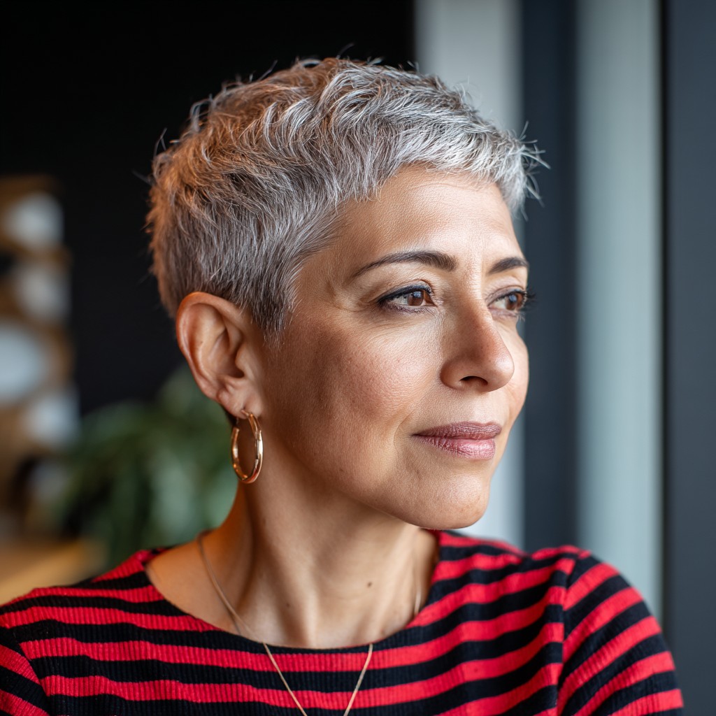 Chic Textured Short Cut with Soft Volume