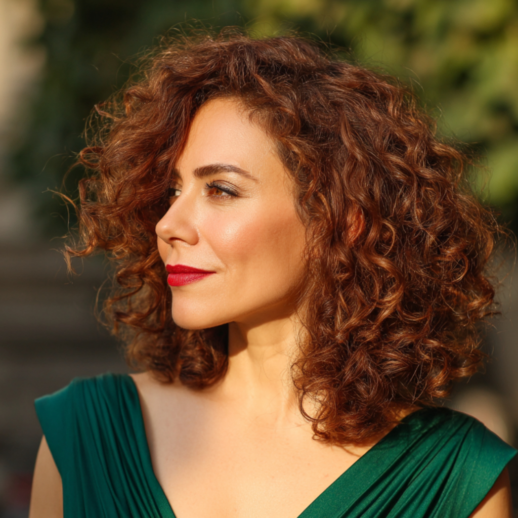 Defined Curly Lob with Soft Texture
