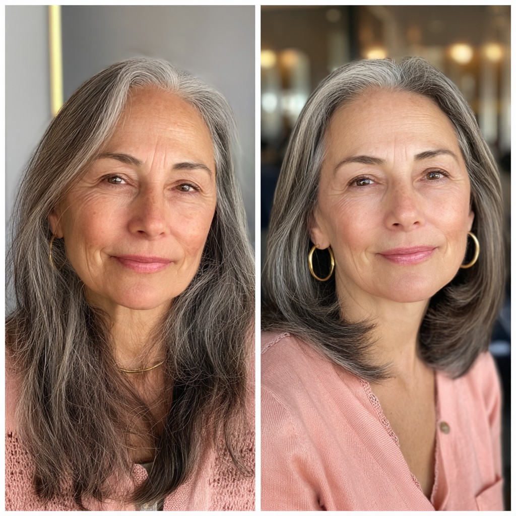 Elegant Shoulder-Length Cut with Subtle Layers