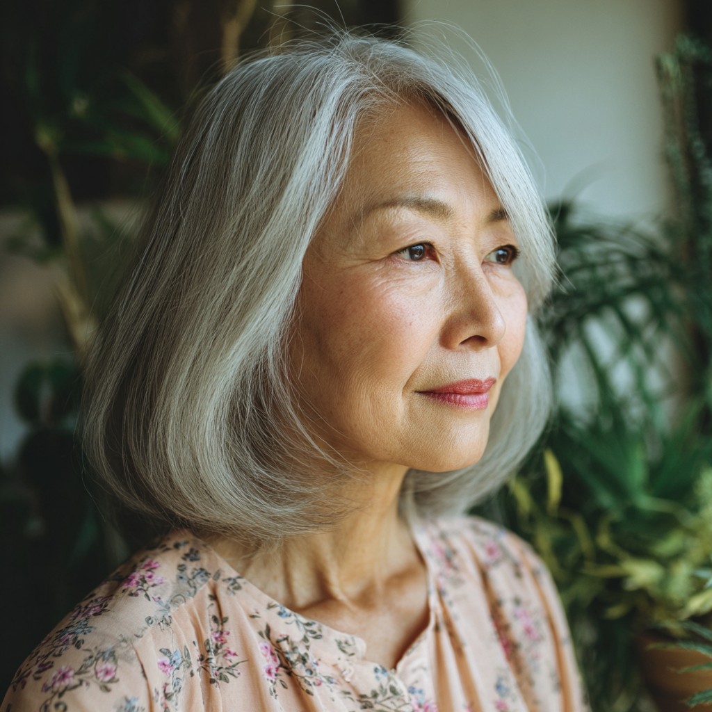 Graceful Long Bob with Soft Movement for Timeless Elegance