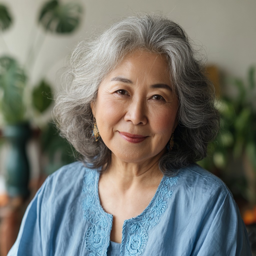 Graceful Long Bob with Soft Volume