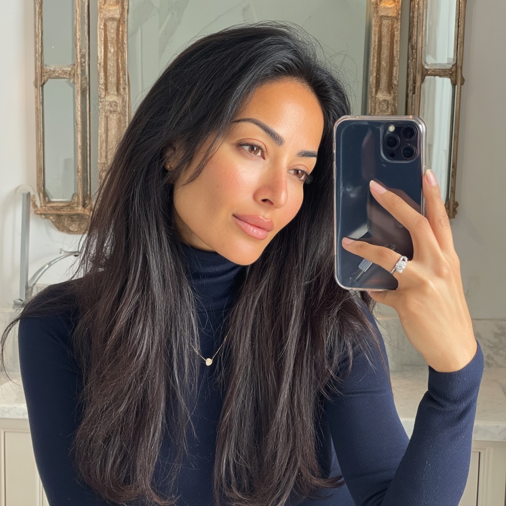 Long Straight Cut with Soft Textured Ends